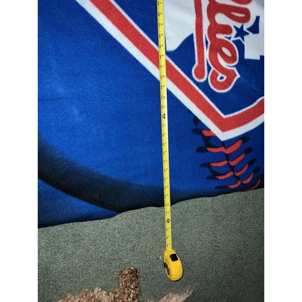 Philadelphia Phillies MLB 5x4 Fleece Blanket Preowned Excellent